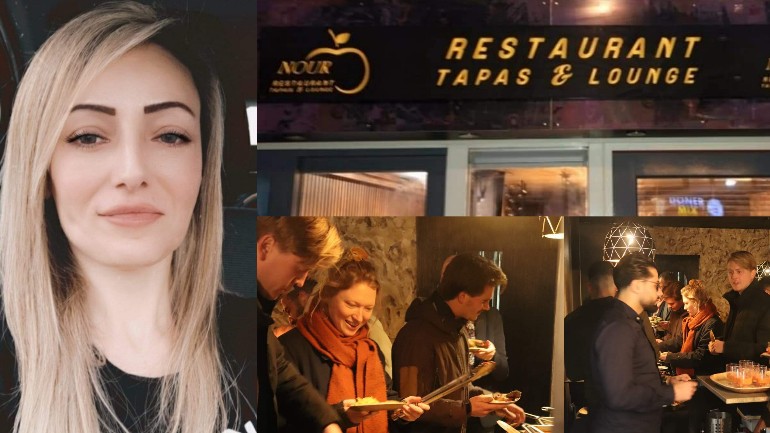 رائدة الأعمال السورية نور السليم تفتتح مطعم إسباني بلمسات سورية في مدينة نيميخن الهولندية