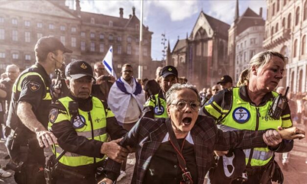 اعتقال جميع المتظاهرين المؤيدين لفلسطين الذين توجهوا إلى ساحة الدام في أمستردام