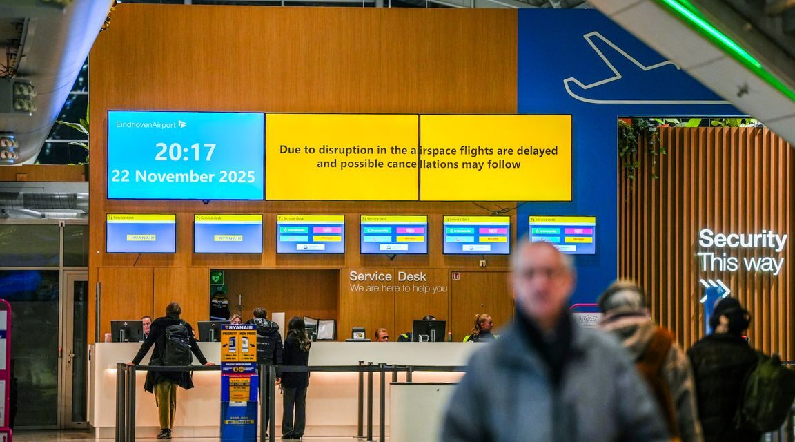 تعطل حركة الطيران فوق مطار أيندهوفن بسبب طائرات مُسيّرة