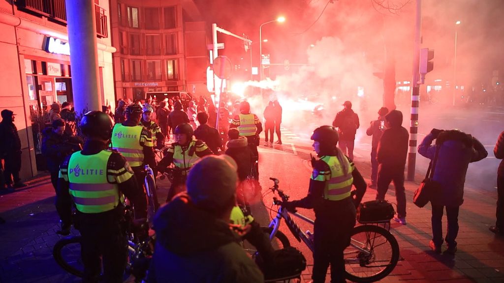 اعتقال 14 شخصاً على خلفية أعمال شغب في لاهاي وأمستردام عقب مباراة نهائي كأس الأمم الأفريقية