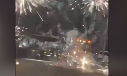 عشرات الشباب يلقون الألعاب النارية على الشرطة وحافلات المدينة في أوتريخت